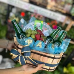 Balde Rústico Com Cerveja